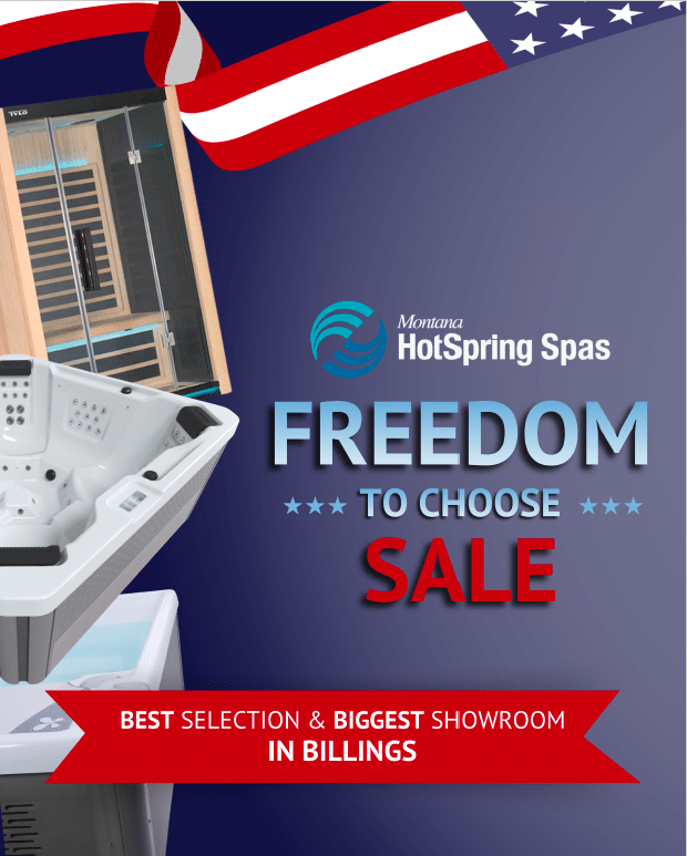 Freedom to Choose Sale Hot Tubs Saunas Cold Plunges